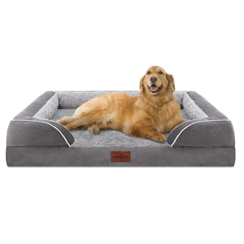 Comfort Expression Waterproof Orthopedic Foam Dog Beds for Extra Large Dogs