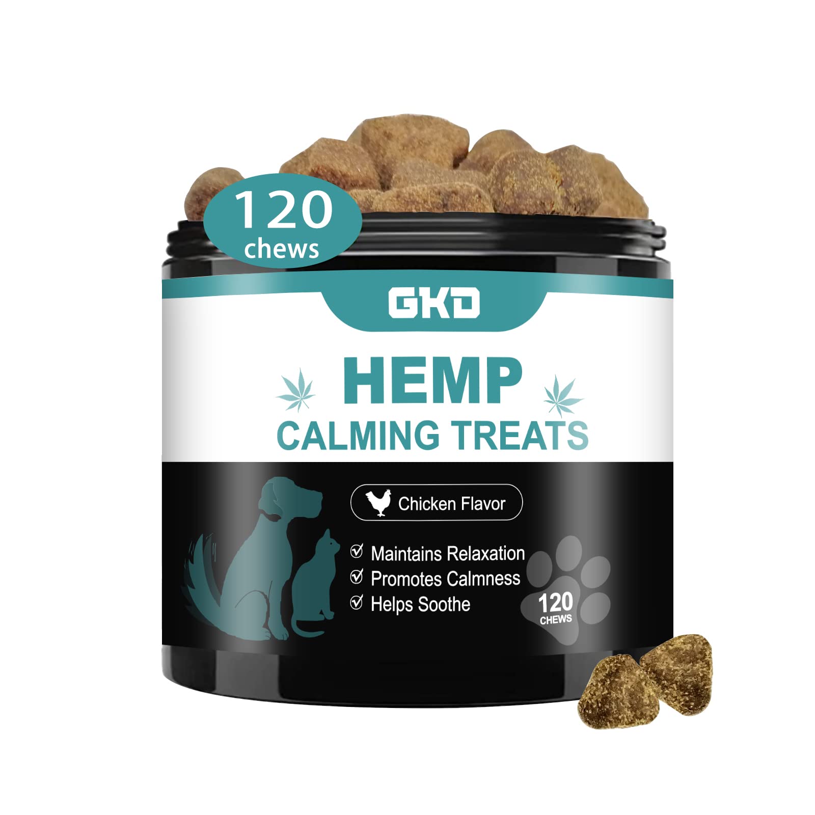 GKD Hemp Calming Chews for Dogs