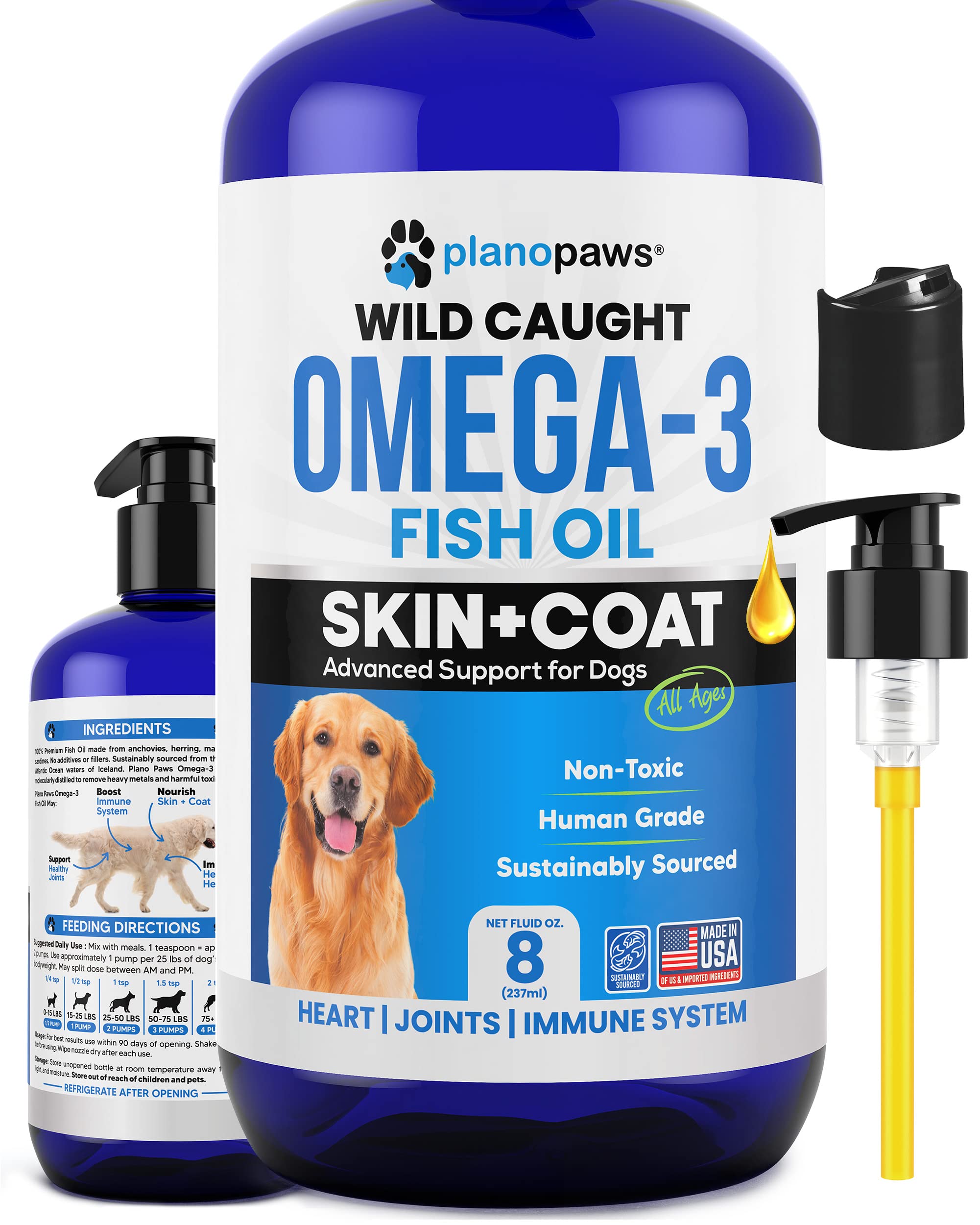 Plano Paws Omega 3 Fish Oil for Dogs