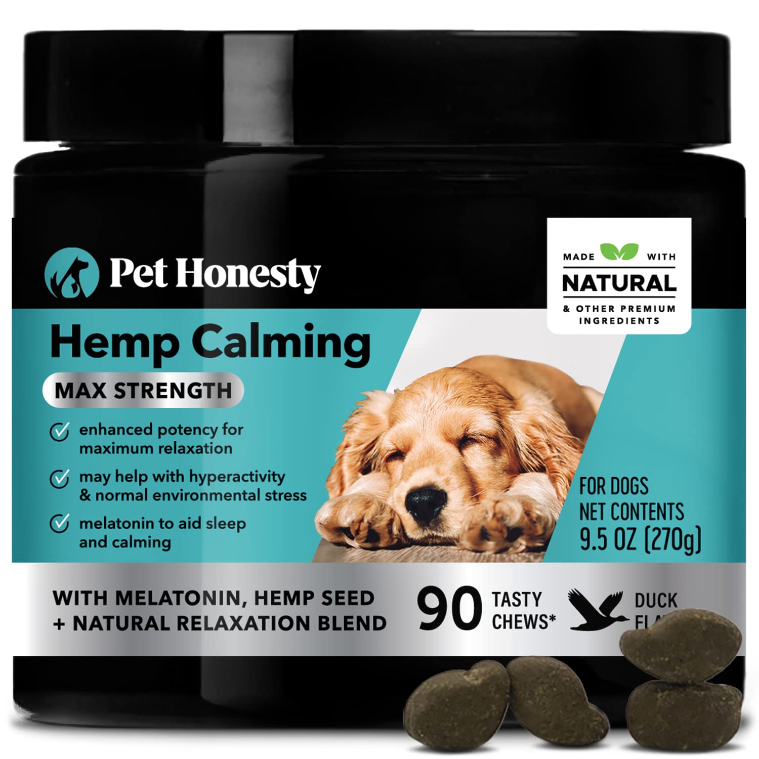 Pet Honesty Hemp Calming Chews for Dogs