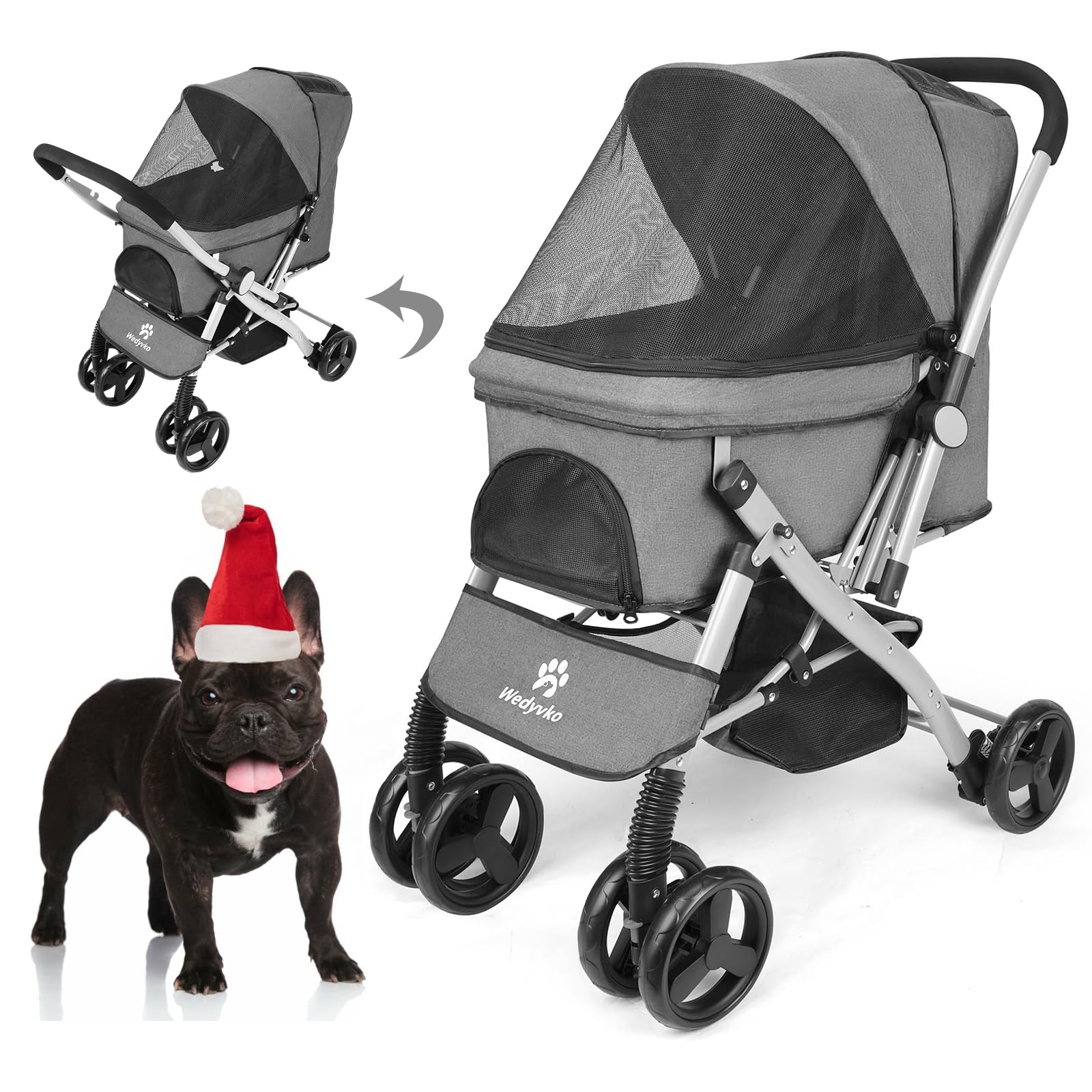 Wedyvko Upgraded Dog Stroller