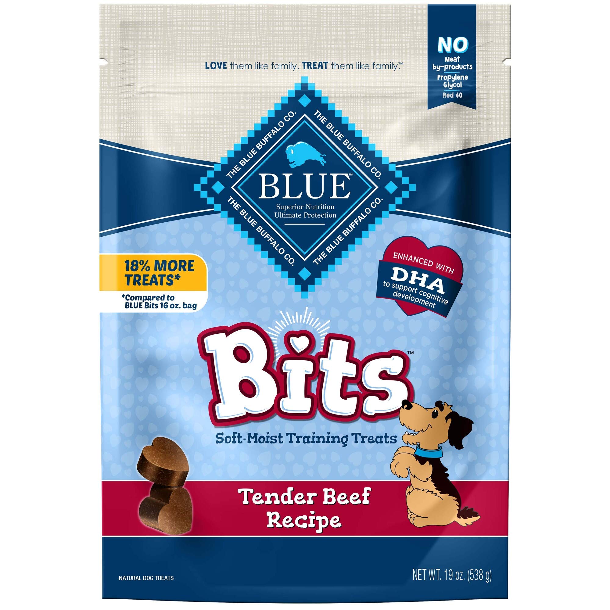 Blue Buffalo BLUE Bits Natural Soft-Moist Training Dog Treats