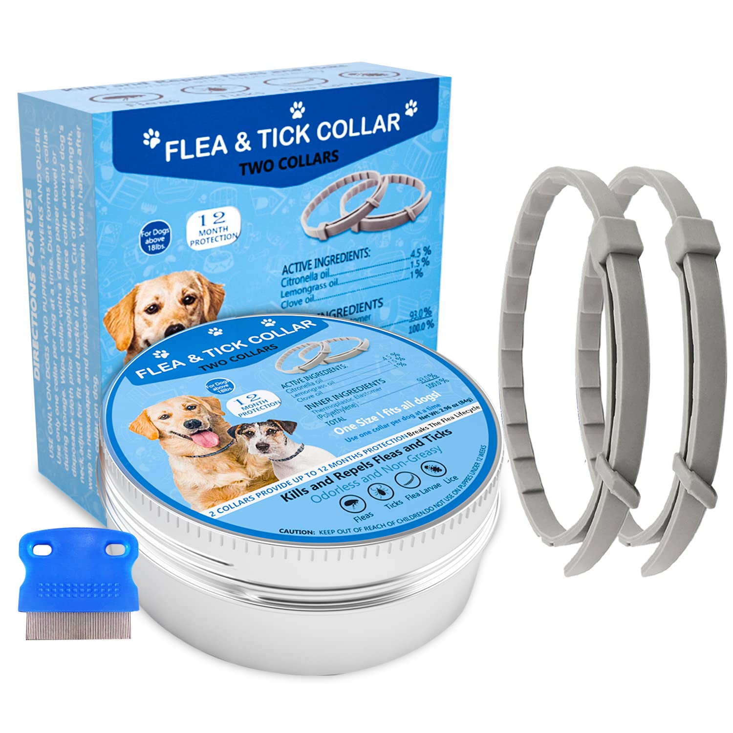 AEEPOTOL Flea Collar for Dogs