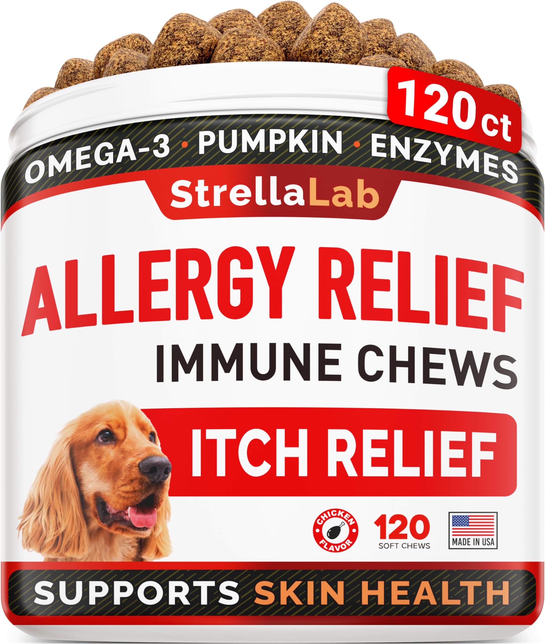 STRELLALAB Dog Allergy Relief