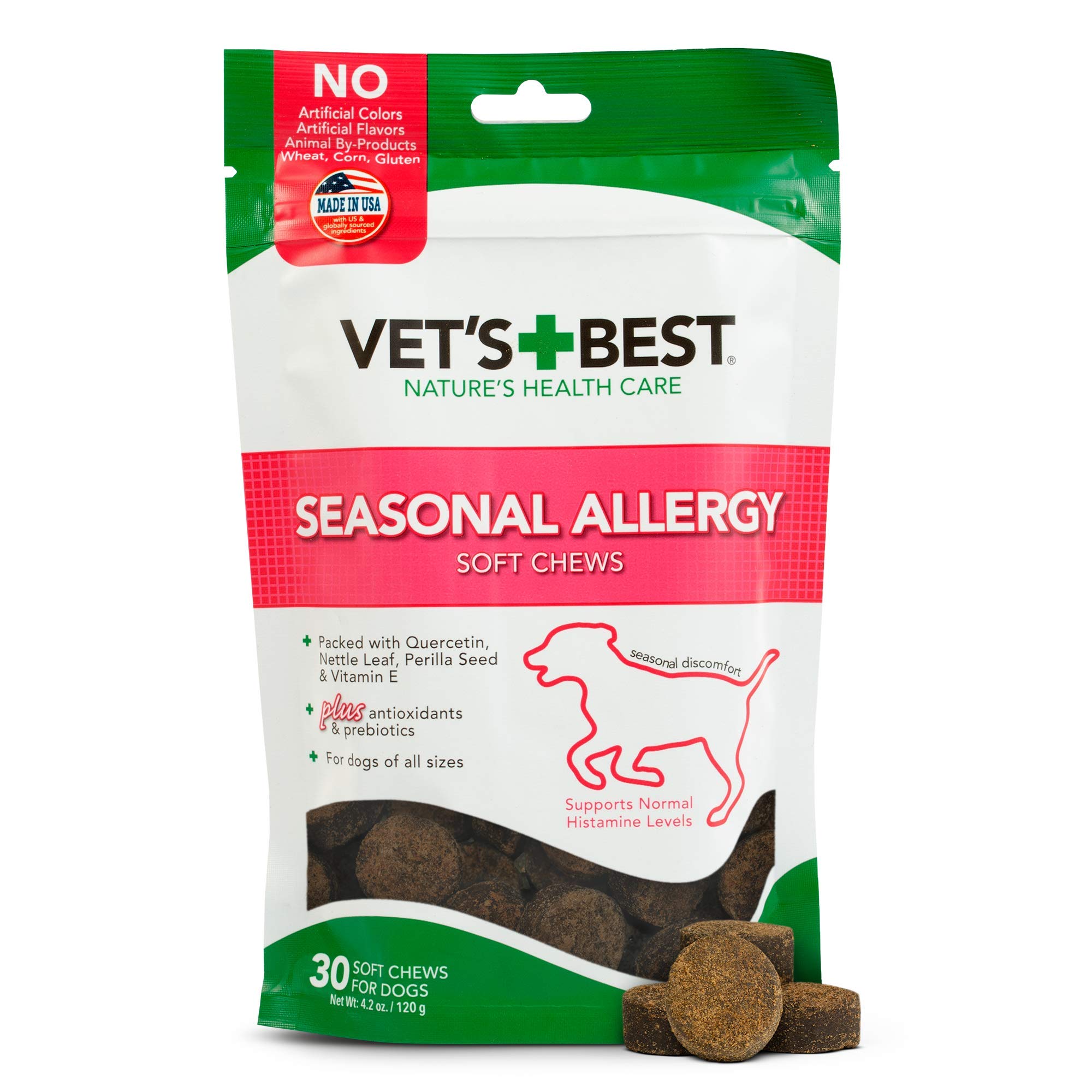 Vet's Best Seasonal Allergy Soft Chew Dog Supplements