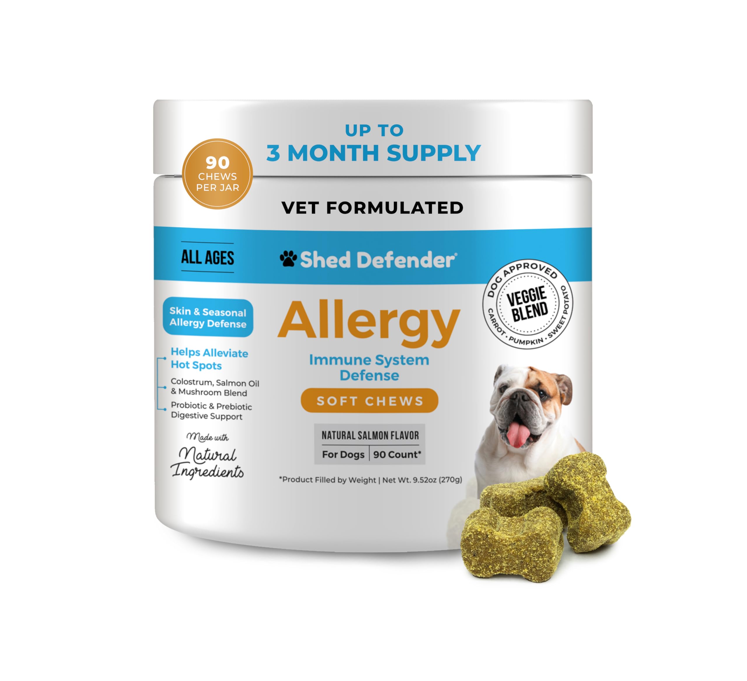 Best food for outlet english bulldog with allergies