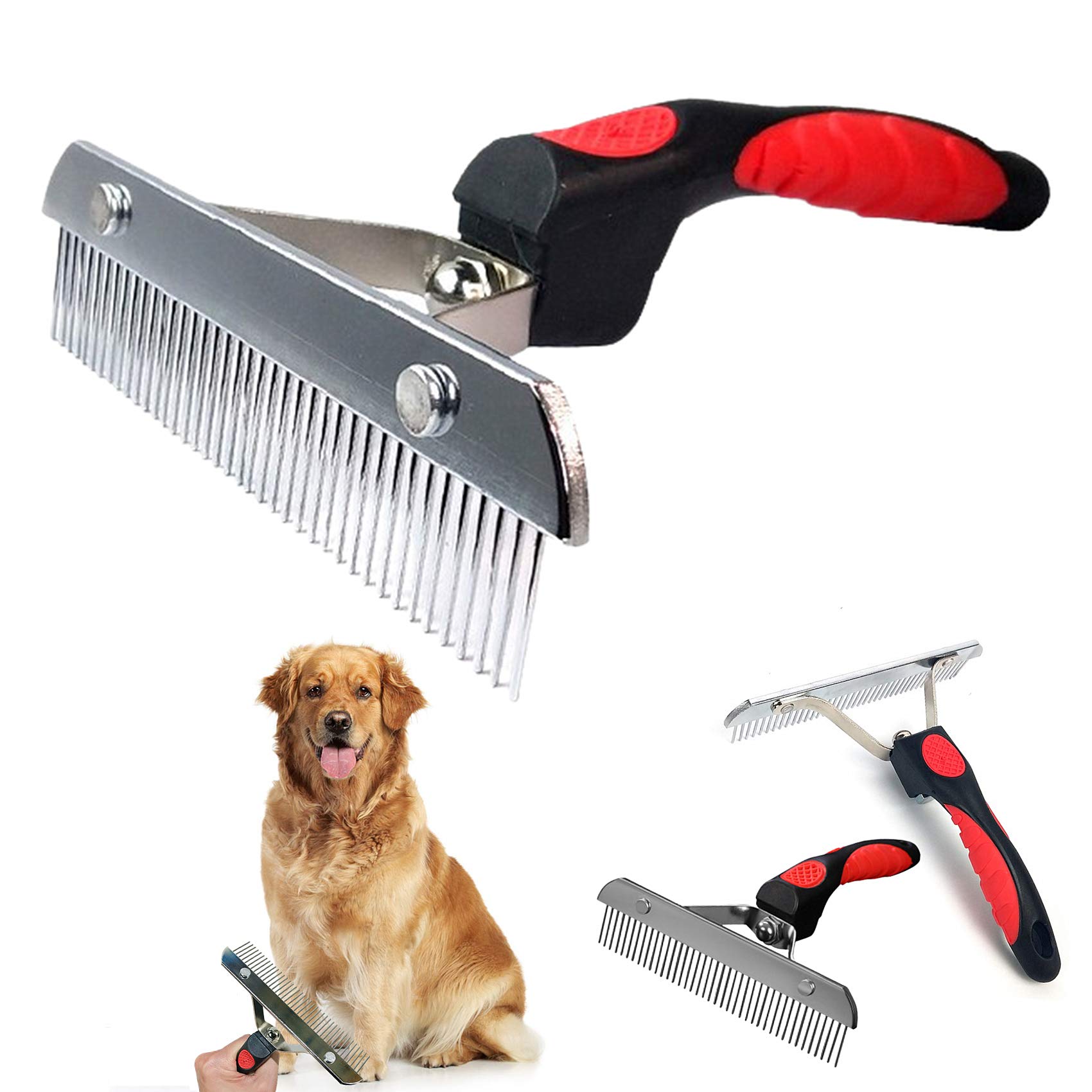 Best brush for shop golden retriever shedding