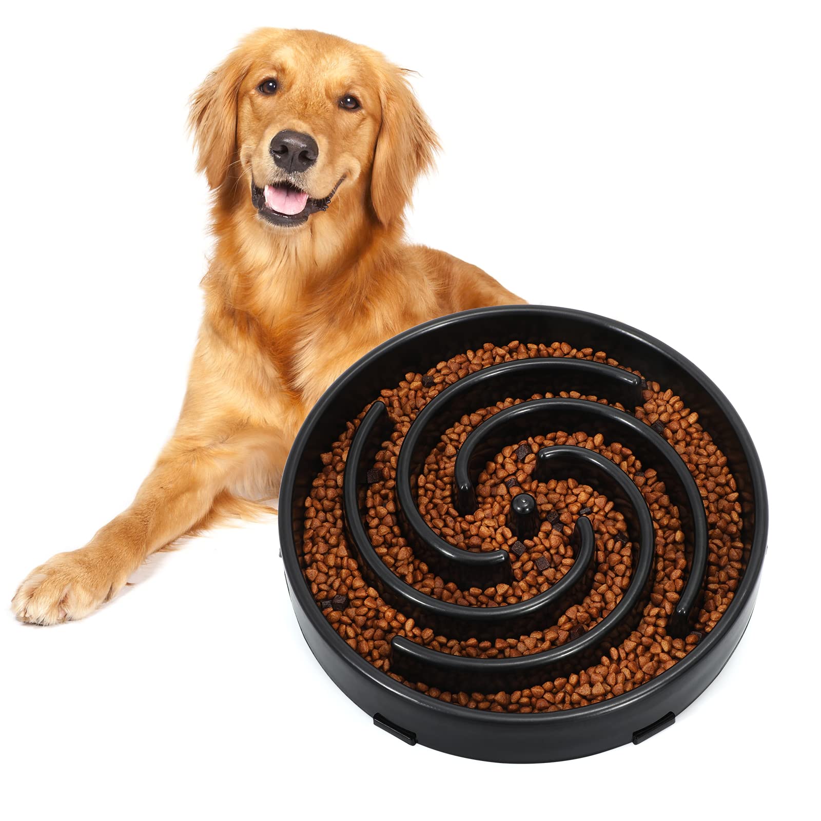 Ownpets Elevated Dog Bowls, Raised Food and Water Bowls with Adjustabl